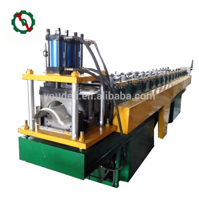 Chinese Supplier Ridge Cap Bending Roof Roll Forming Making Machine With Hydraulic Punching Stamp